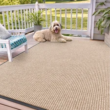 Front Door Mat Indoor Outdoor Entrance, Waterproof Heavy Duty Doormat, Fade R...