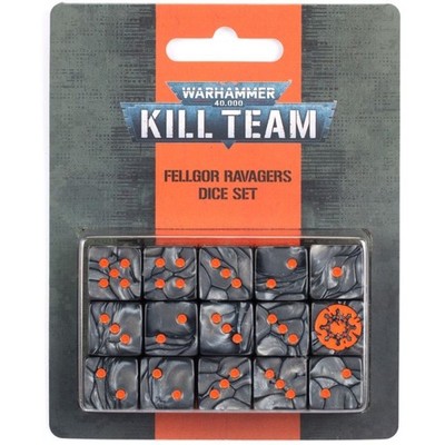 Warhammer 40K 40,000 Kill Team Fellgor Ravagers Dice Set   New Sealed