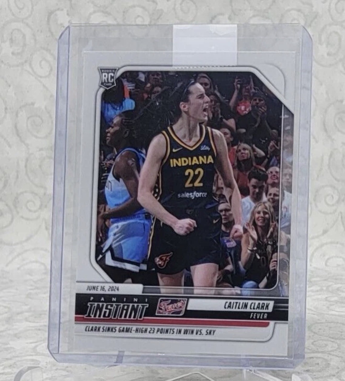 2024 Panini Instant WNBA #72 Caitlin Clark Indiana Fever RC Rookie Card