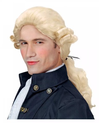 Casanova Perücke mit Locken für Faschingsball & historische Kostümfeste