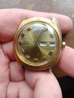 Vintage Timex Mens Mechanical Day Date Watch (Spares Or Repair) British 34mm
