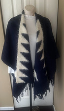 South America Inca Llama Wool Poncho Serape Blanket