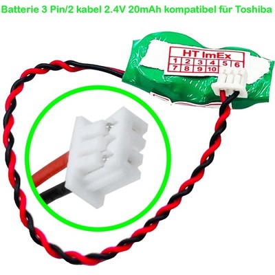 RTC BIOS CMOS Battery Batterie akku kompatibel für Toshiba Tecra Z50-A-13E
