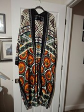 NWOT One Size Vibrant Colored Kimono - Vacation, Beach, Resort, Cruise, Lounge