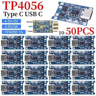 10pcs 5V Mini USB 1A 18650 Lithium Battery Charging Board Charger Module TP4056