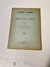 LA QUESTIONE DEL MANICOMIO TRIESTE ISTRIA GORIZIA Dr. VERONESE 1889 LIBRO