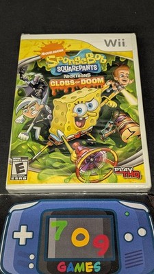 SEALED SpongeBob SquarePants Featuring Nicktoons: Globs of Doom (Nintendo Wii)