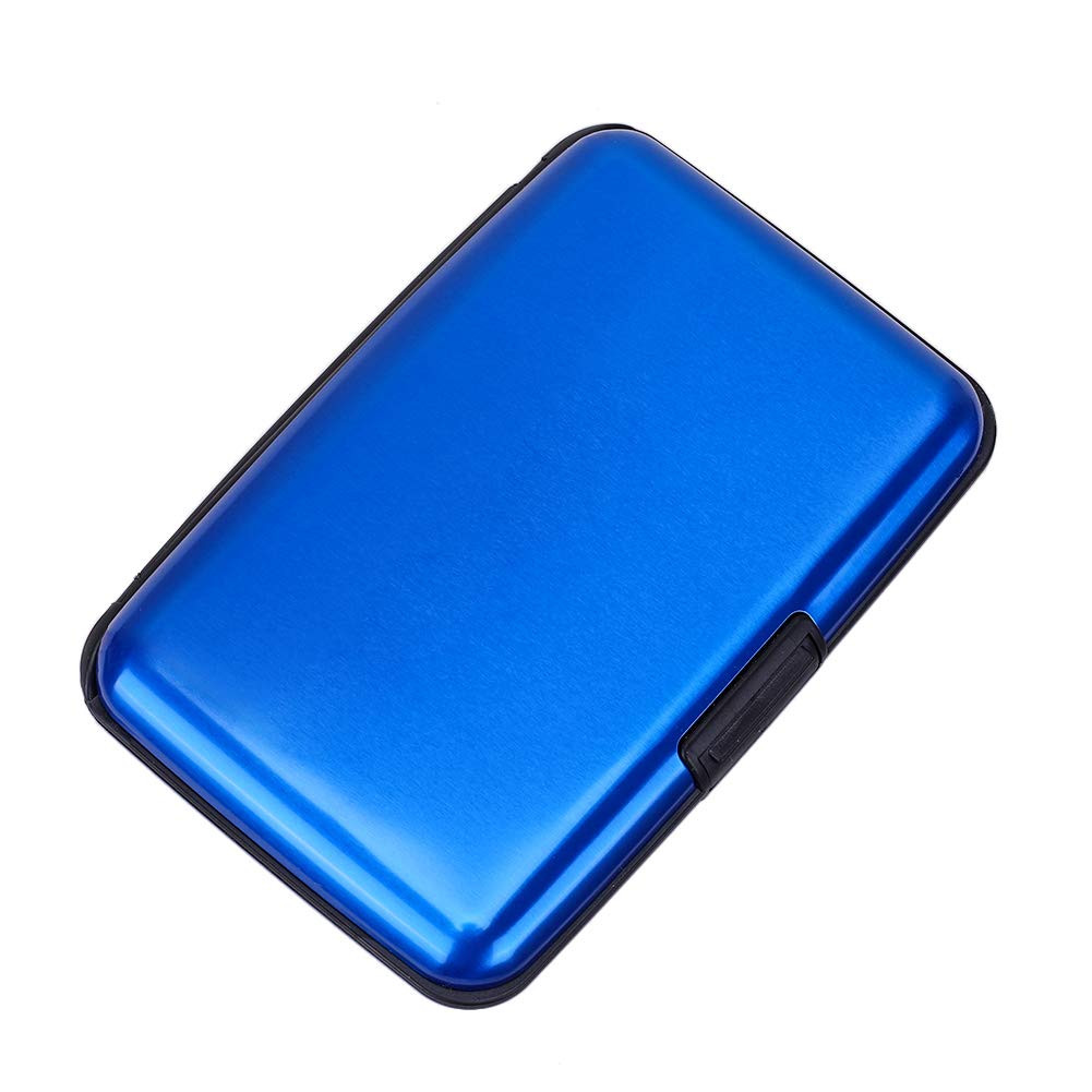 Mini RFID Aluminum Wallet Credit Cards Holder Business Card Case Metal ID Cas...