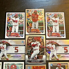 2021 Topps JORDAN WALKER Chrome Silver Base Assorted RC 12 TOTAL St. Louis