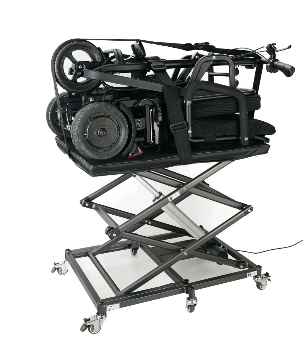 Portable Electric Lift for Mobility Scooter/wheelchair-Support 130lbs