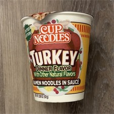 Nissin Cup Noodles Turkey Dinner Flavor Ramen Noodles In Sauce 2.89oz