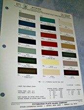 1967 Chrysler New Yorker Newport Imperial car auto Ditzler Paint chips