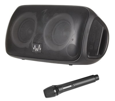 Wave Party Speaker Portable Bluetooth Speaker Microphone LED Lights
