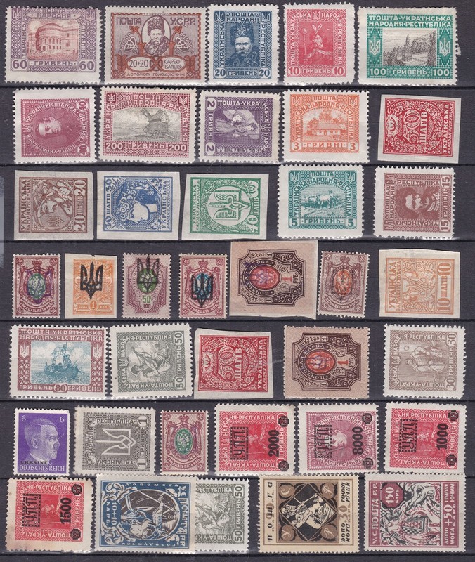UKRAINE ^^^^^^^x43   hinged  CLASSICS   (  may O/P   better  )@x dco 3488uk88