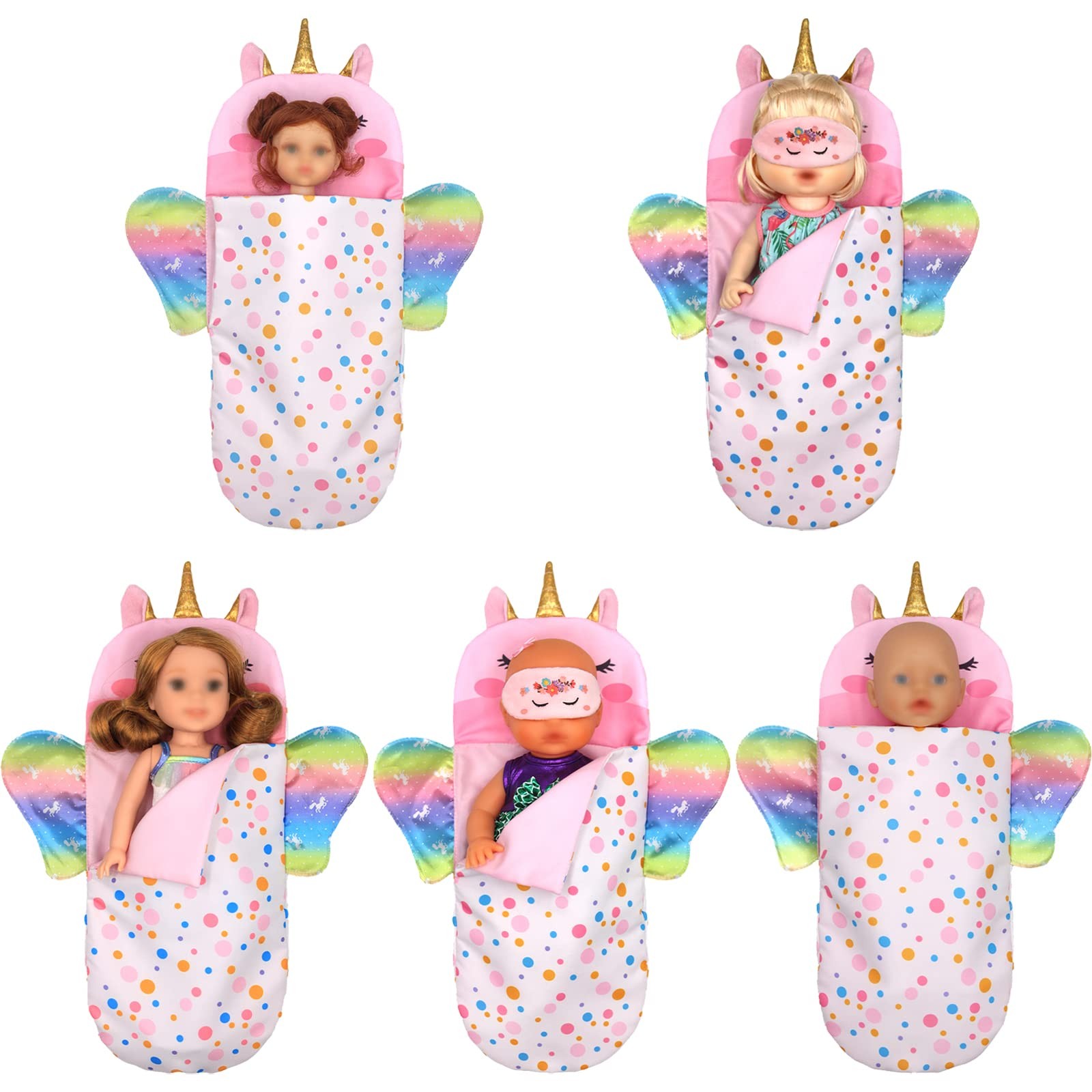 11 Sets American Wellie Doll Clothes Outfits Dresses Pajamas Swimsuit, Wishers D