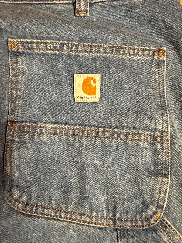Carhartt baggy double knee jeans men’s size W34” L32” loose fit image 8