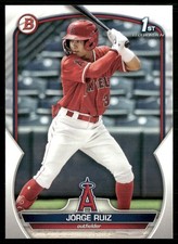 Jorge Ruiz 2023 Bowman Prospects Los Angeles Angels #BP-123