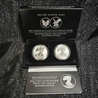 2021-W/S Silver American Eagle Reverse Proof Two-Coin Set Designer Edition