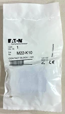 Eaton Cutler Hammer M22-K10 Contact Block 1NO for M22 Pushbutton Switch