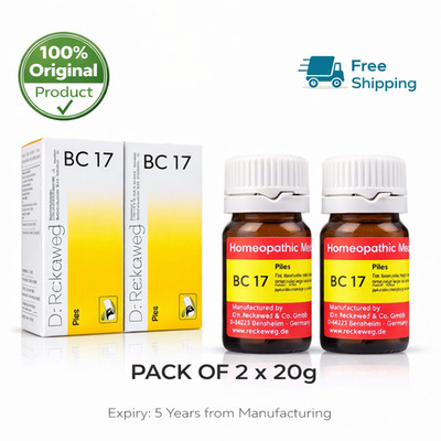 Dr Reckeweg BC 17 Tablets 20g Homeopathic General Wellness Support 2 Pack
