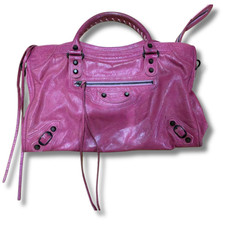 Pink Balenciaga Bag Dupe Vintage Y2K Balenciaga Leather Shoulder