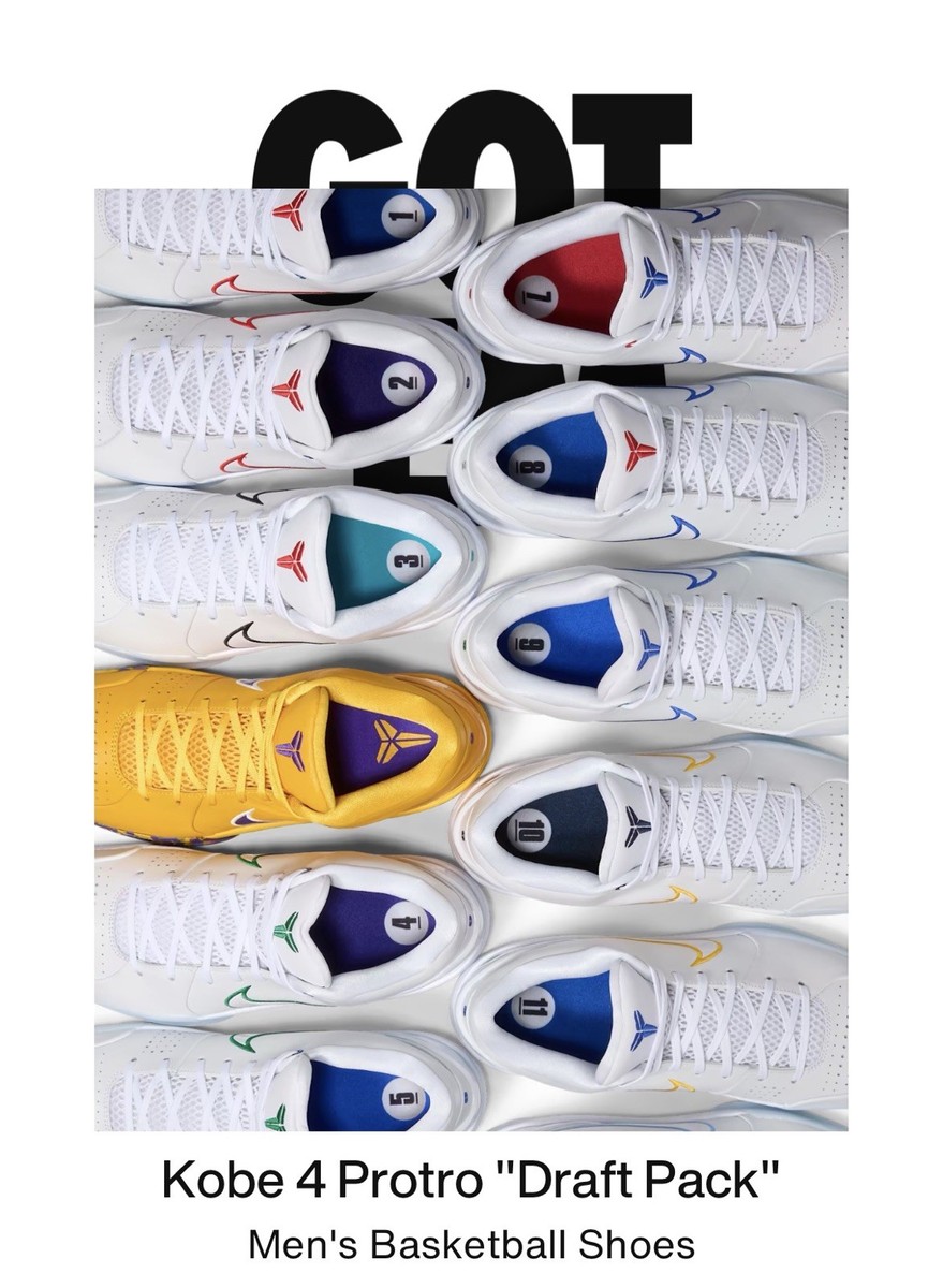 Size 13 - Nike Zoom Kobe 4 Protro 2019 Draft Day for sale online