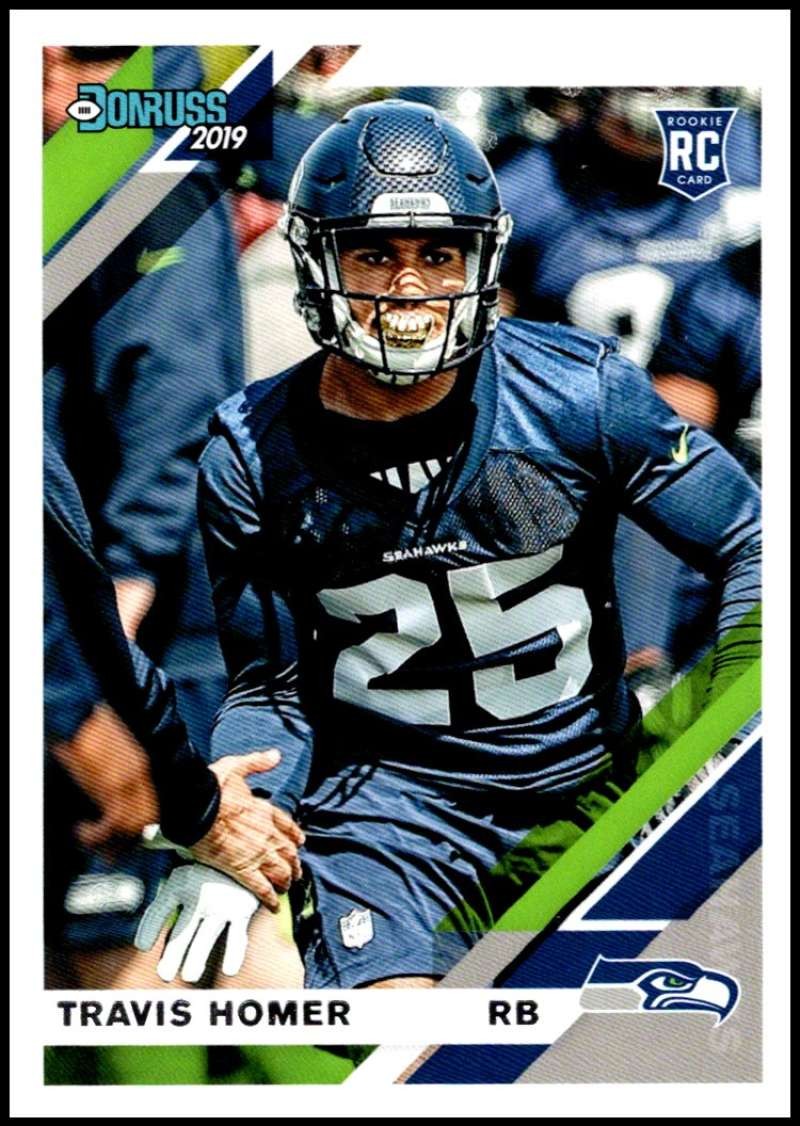 2019 DONRUSS #298 TRAVIS HOMER RC ROOKIE SEATTLE SEAHAWKS FOOTBALL