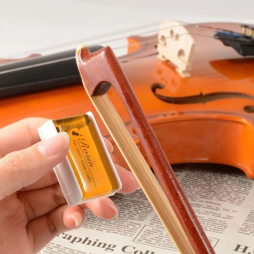 Kolophonium Violin Kolophonium 6er Pack Cello Viola Kolophonium für Geigenbogen leicht staubarm Re - Bild 2 von 8