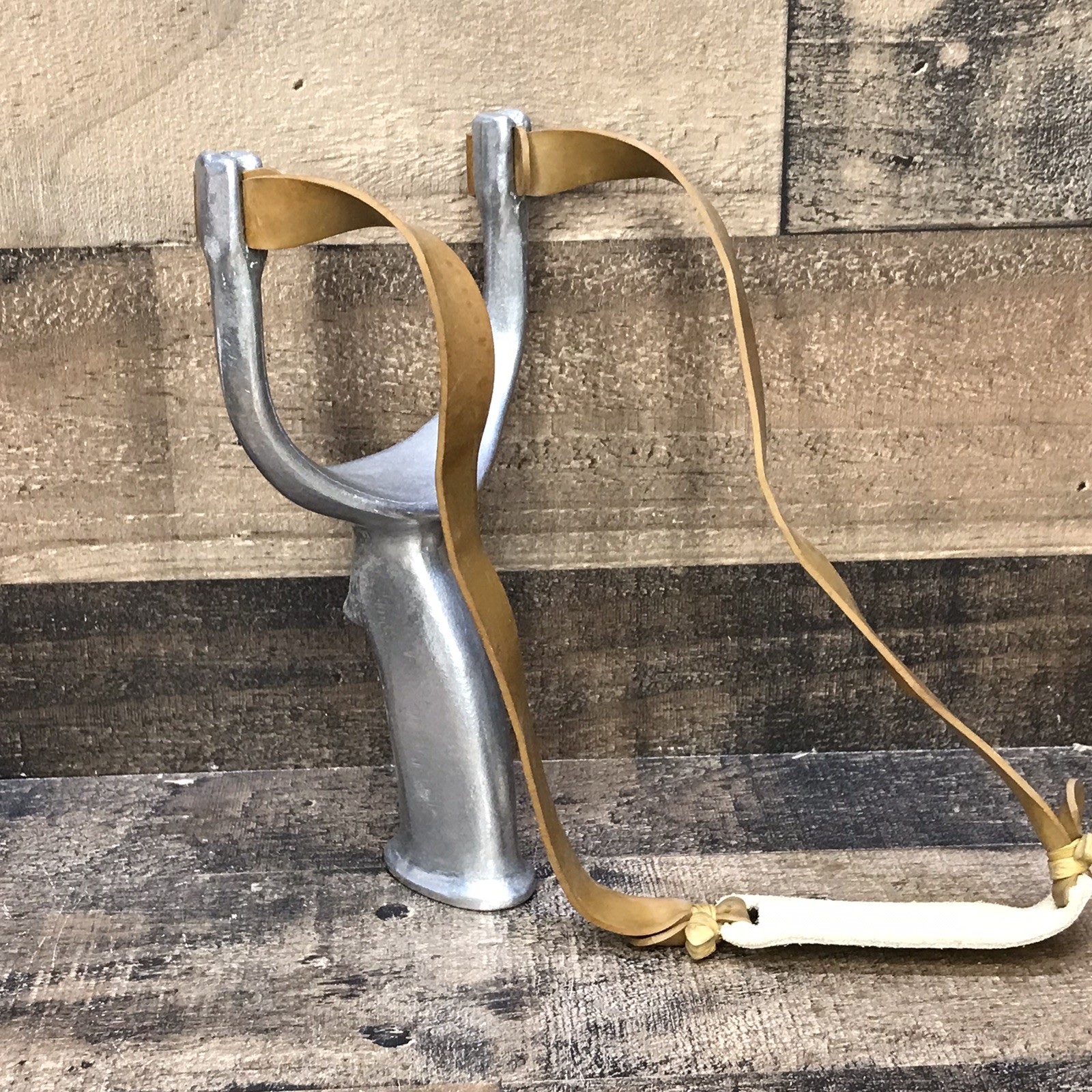 Vintage 1950's Hodge /Mulders Catapull Slingshot Cast Aluminum Frame *Pat’d 1948