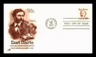 DR JIM STAMPS US COVER BRET HARTE $5 GREAT AMERICANS FDC SCOTT 2196