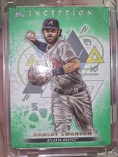 Topps Inception 2022 Dansby Swanson #68 Atlanta Braves Baseball Card
