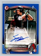 2025 Bowman #BPA-SC Slade Caldwell Prospect Autographs Blue #/150