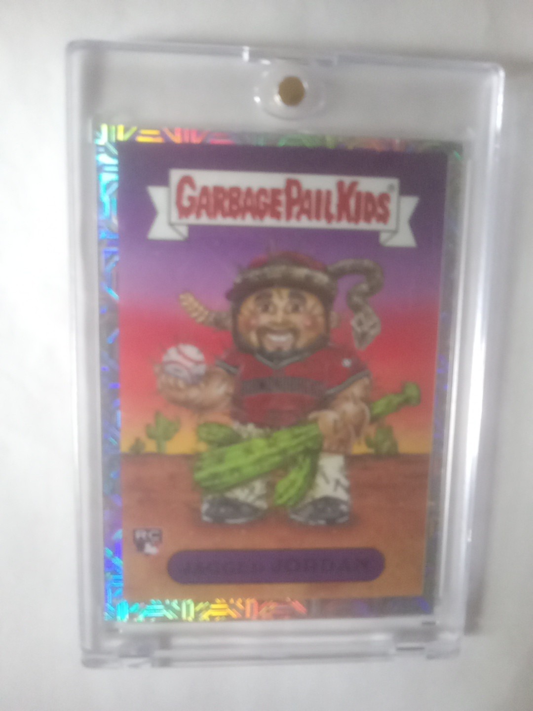 2024 Bowman Chrome Mojo Refractor Garbage Pail Kids Jagged Jordan Lawlar RC BGP1