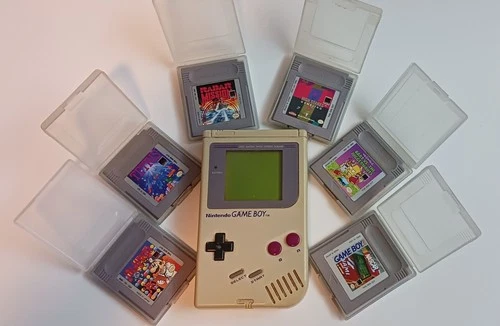 Original VTG Game Boy With Six Games Working Condition