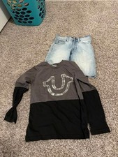 Boys Lot Outfit Medium - Jeans and Long Sleeve Casual Fit
