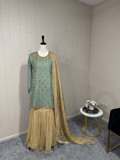 3pc Pakistani /Indian chiffon embroidered party dress