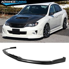 Fits 11-14 Subaru Impreza Wrx Sti Cs2 Style Front Bumper Lip Underbody Guard Pu