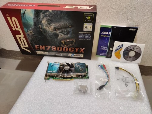 Asus GeForce 7900GTX 512mb OVP rare tested Sammlerauflösung 