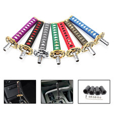 Samurai Sword Jdm Manual Shift Knob Shifter Alloy Katana Adapter 15cm 20cm 26cm