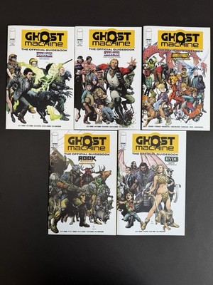 Ghost Machine Official Guidebook #1-5 Complete Set Image 2026 VF/NM Rook Geiger