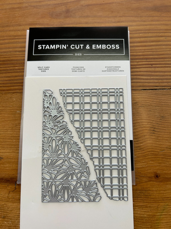 Stampin Up Split Card Textures Dies