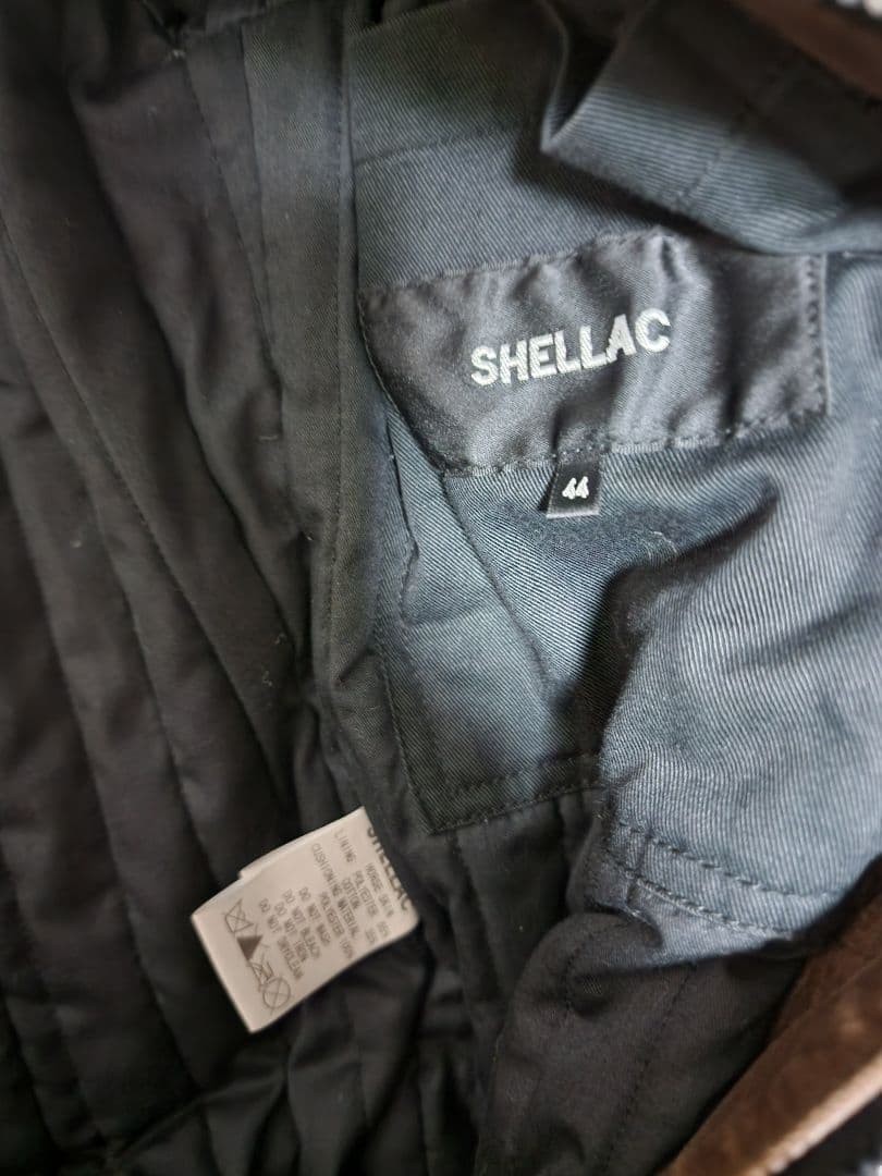 SHELLAC Brown Horsehide Leather Single Rider Jack… - image 3
