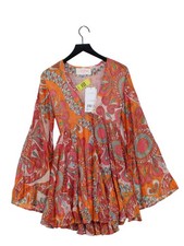 Sundress A-Line Midi Dress XS in Multi