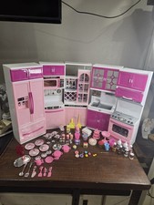 Doll Play Kitchen Set And Accessories
