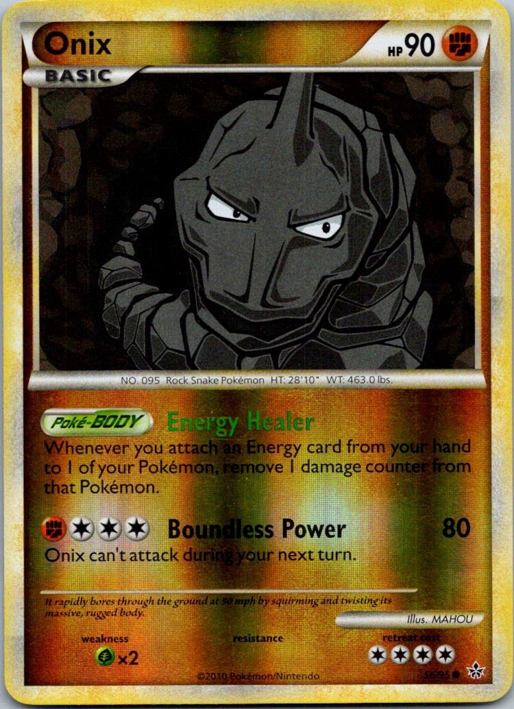 Unleashed #56/95 Onix (56) reverse holo