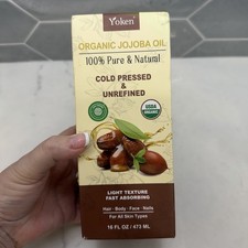 100 Pure Jojoba Oil 16 fl oz USDA Organic Cold Pressed Hair Skin Body