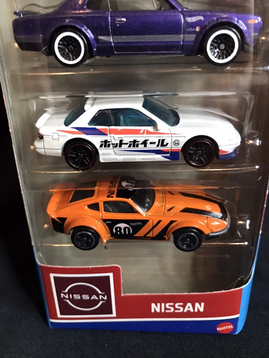 Hot Wheels Nissan 5 Pack Skyline GT-R R32 Datsun 620 Fairlady Z