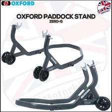 Oxford ZERO-G Rear Motorcycle Paddock Stand Universal Motorbike Heavy Duty Steel