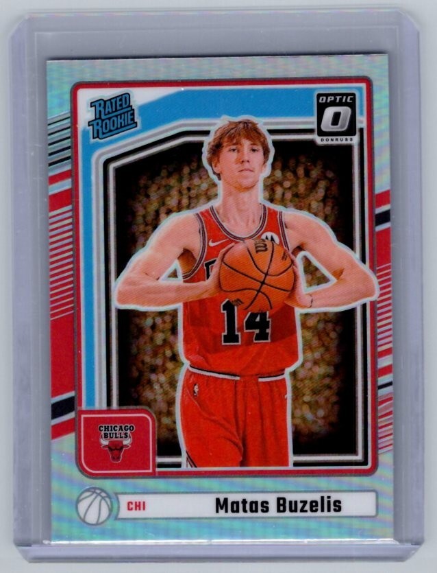 2024-25 Donruss - Optic Preview Rated Rookie Matas Buzelis #240 Silver Holo