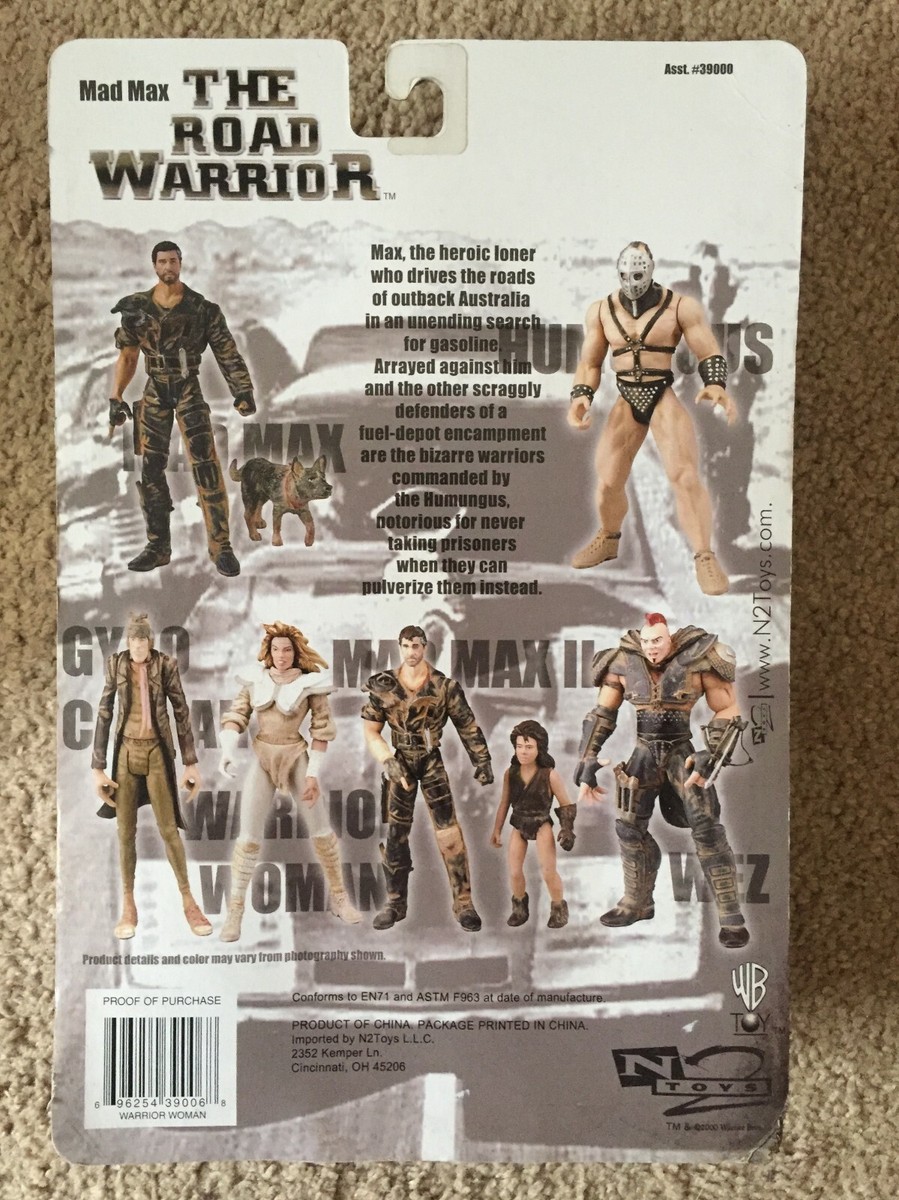 Mad Max The Road Warrior Toys Figures. Set of 3. NEW! N2